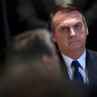 Jair Bolsonaro, presidente de Brasil.-AFP