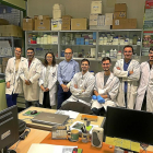 El grupo de investigación de Ingeniería y Agricultura Sostenible en las instalaciones de la Universidad de León.-EL MUNDO