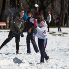 Nieve en la capital soriana.-ICAL