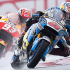 Los pilotos Jack Miller y Marc Márquez durante el Gran Premio de Holanda 2016.-