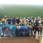 Equipo del Arcolid junto a los Arqueros del Pisuerga en el pasado campeonato. / E.M.