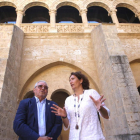 La consejera de Cultura y Turismo, María Josefa García Cirac, y el secretario general de la Fundación Las Edades del Hombre, Gonzalo Jiménez, presentan el próximo programa expositivo de 'Las Edades del Hombre'.-ICAL