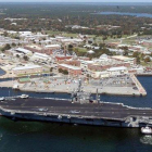 La base de la Marina de EEUU en Pensacola (Florida).-AFP