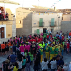 Chupinazo en las fiestas de verano de Valoria.-EL MUNDO