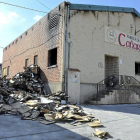 Lateral de la nave principal de la quesería ‘Cañarejal’ donde se localizó el incendio en la madrugada-Santiago