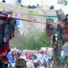 Lances entre caballeros en el torneo medieval.-ICAL