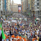 Manifestación de pescadores españoles el pasado año en Madrid.-L. FUENTE