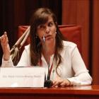 Victoria Álvarez durante la comisión de investigación en el Parlament por el 'caso Pujol' en 2015.-