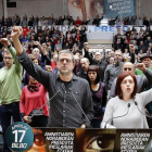Acto de exreclusos y familiares de presos de ETA en Usurbil (Guipúzcoa), el pasado mes de marzo.-EFE / GORKA ESTRADA