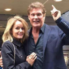 David Hasselhoff y su prometida, Hayley Roberts.-INSTAGRAM