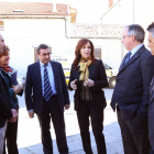 La consejera de Agricultura y Ganadería, Silvia Clemente, firma un convenio con la Comunidad de Regantes del Carracillo en Segovia-Ical