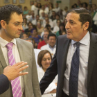 El consejero de Sanidad, Antonio María Sáez, asiste a la presentación de Francisco Montes como nuevo gerente del Complejo Asistencial de Zamora-Ical