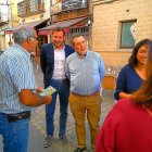 Puente, de campaña electoral ayer en El Espinar.-E. M.