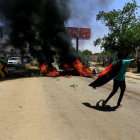 Las protestas en Sudán en medio de la transición del gobierno.-REUTERS