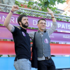 Juanma del Olmo junto a Juan Carlos Monedero-ICAL