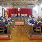 Pleno de la Diputación Provincial, celebrado ayer en el Palacio de Pimentel.-El Mundo