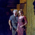 Adolfo Fernández y Ana Belén en plena representación de ‘Medea’.-EL MUNDO