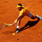 Rafael Nadal, en Roma, durante la semifinal contra Novak Djokovic.-/ TONY GENTILE (REUTERS)