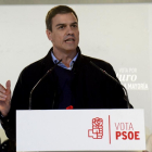 Pedro Sánchez en Burgos.-ICAL
