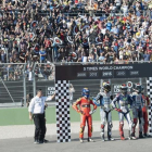 Final de fiesta de Jorge Lorenzo en Valencia-2015.-MIRCO LAZZARI