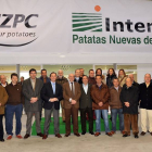 El presidente de la Diputación de Valladolid, Jesús Julio Carnero, asiste a la inauguración de la empresa Intersur-Patatas Nuevas de España en El Carpio (Valladolid)-Ical