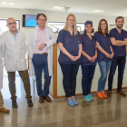 El grupo de investigación Avances en Salud Oral en las instalaciones de la Universidad de Salamanca.-EL MUNDO