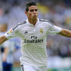 James, durante un encuentro con el Real Madrid.-AFP / MIGUEL RIOPA