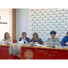 Pilar Vicente, Agapito Hernández, Teresa López, Esther Mínguez y Héctor Gallego ayer, en la Comisión.-EL MUNDO