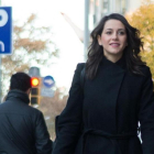 Inés Arrimadas, en un acto de la pasada campaña electoral.-EFE