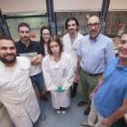 Miembros del equipo de la Universidad de Burgos implicados en el proyecto de investigación sobre la diabetes.-RAÚL G. OCHOA