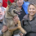 Odile Rodríguez de la Fuente, en una reciente visita a Segovia, en el marco de unas jornadas dedicadas al lobo ibérico.-ARGICOMUNICACIÓN