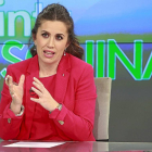 Imelda Rodríguez Escanciano durante 'La Quinta Esquina', programa emitido en La 8 de Valladolid-J. M. Lostau