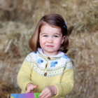 La casa real británica ha distribuido una nueva foto de Carlota, la hermana del príncipe Jorge, con motivo de su segundo cumpleaños.-AP