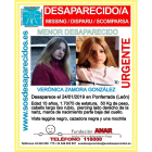 Verónica Zamora González, menor de 15 años desaparecida en Ponferrada (León)-ICAL