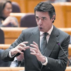 Jose Manuel Soria, ministro de Industria, durante un pleno en el Senado.-JOSÉ LUIS ROCA