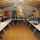 La delegada del Gobierno en Castilla y León, María José Salgueiro; y el delegado del Gobierno en Cantabria,Samuel Ruiz, mantienen en Aguilar de Campoo (Palencia) una reunión de coordinación de la Campaña de Vialidad Invernal 2016-2017-ICAL