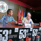 Javier Castán y José Ramón González, ayer-CARLOS BARRENA
