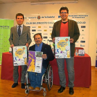Lahuerta, De Castro y Bustos, durante la presentación de la competición.-E.M.
