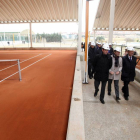 El alcalde de Valladolid, Javier de la Riva, visita las obras del complejo deportivo del parque de Las Contiendas-Ical