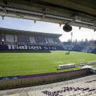 El estadio José Zorrilla se prepara para albergar la final de la Copa del Rey de rugby.-P. REQUEJO