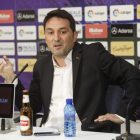 Imagen de Braulio Vázquez durante su encuentro con los medios de comunicación-J.M. Lostau