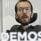 Pablo Echenique durante una rueda de prensa.-EFE / ARCHIVO