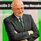 El presidente de Mercadona, Juan Roig, ayer, en la presentación de resultados en Valencia.-E.M.