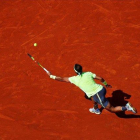 Primer partido de Rafa Nadal contra el alemán Yannick Hanfmann  en Roland Garros, París.-EL PERIÓDICO