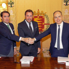Firma del Convenio de la Sociedad Valladolid Alta Velocidad.-J. M. LOSTAU