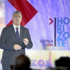 José Vicente de los Mozos, durante su intervención en el Foro Horizonte organizado por Televisión Castilla y León.-ICAL