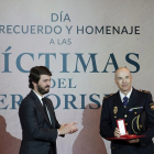 El vicepresidente de la Junta de Castilla y León, Juan García-Gallardo, preside el acto institucional en el que se conmemora el Día de Recuerdo y Homenaje a las Víctimas del Terrorismo de Castilla y León. -ICAL