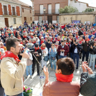Intervención del secretario general del PSOE de Castilla y León, Luis Tudanca, en Villalar.- ICAL