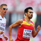 El español Kevin Lopez, durante la carrera celebrada esta sábado.-Foto: SRDJAN SUKI / EFE