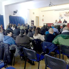 Reunión de la Mancomunidad Tierras de Medina en defensa del Corredor Atlántico, ayer en el Centro Cultural.-EL MUNDO